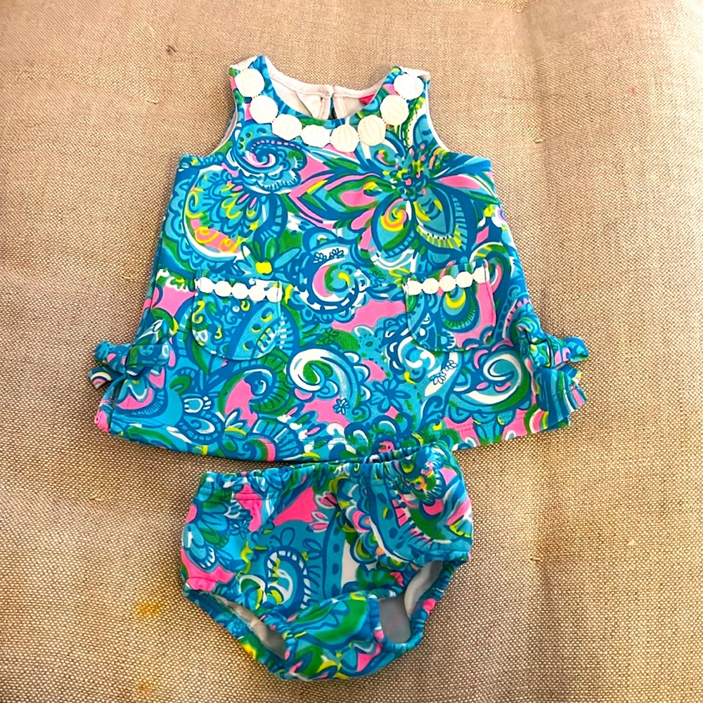 Lilly Pulitzer dress 3-6mos like new, barely worn